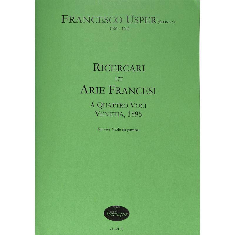 Titelbild für BAROQUE 2158 - Ricercari + Arie francesi