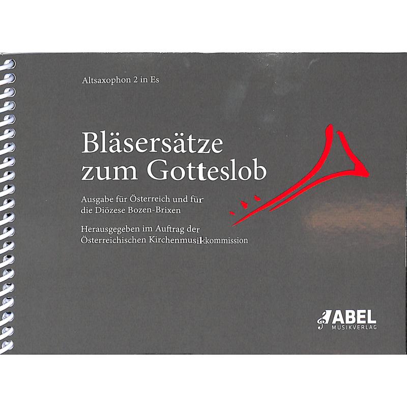 Titelbild für ABEL 212757 - Bläsersätze zum Gotteslob - Österreich Bozen Brixen