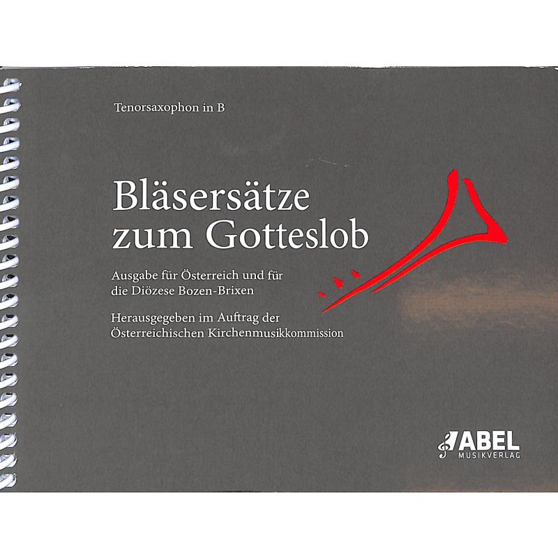 Titelbild für ABEL 212758 - Bläsersätze zum Gotteslob - Österreich Bozen Brixen
