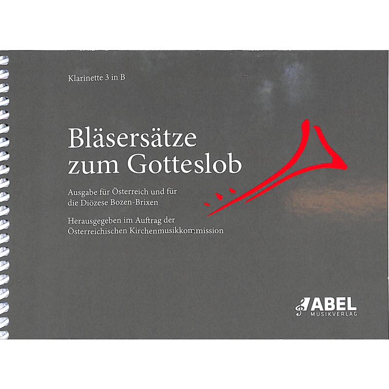 Titelbild für ABEL 212754 - Bläsersätze zum Gotteslob - Österreich Bozen Brixen