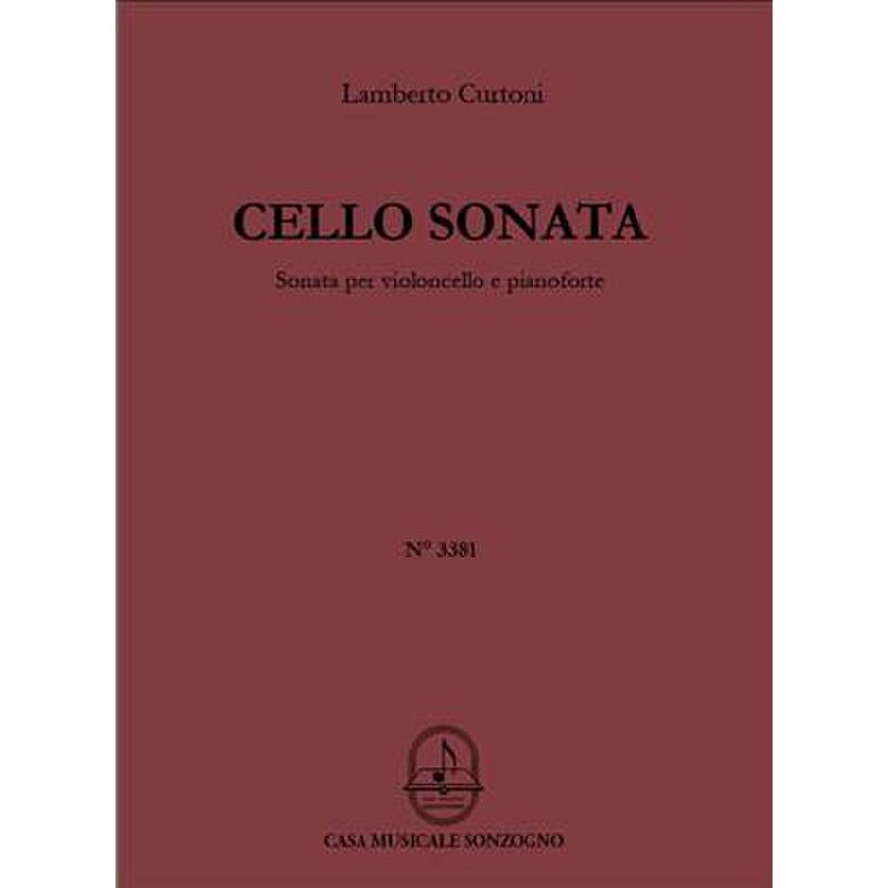 Titelbild für SONZOGNO 3381 - Sonata