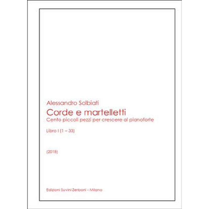 Titelbild für ESZ 15641 - Corde e martelletti