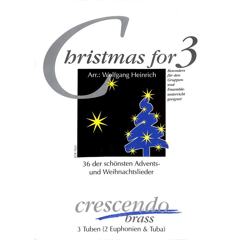 Titelbild für CRESCENDO -ECR1923 - Christmas for 3