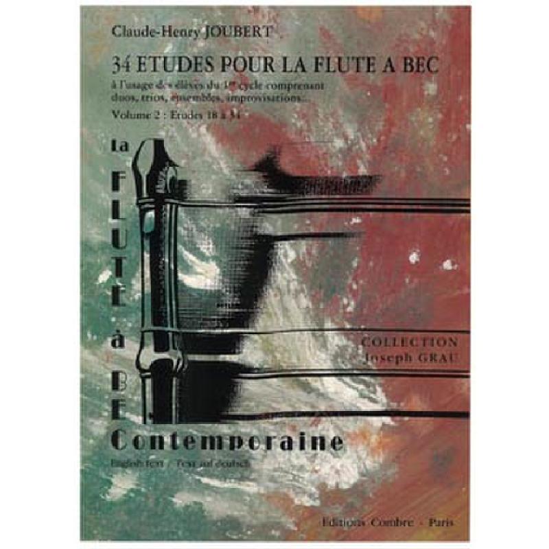 Titelbild für COMBRE 5737 - Etudes pour flute a bec 2