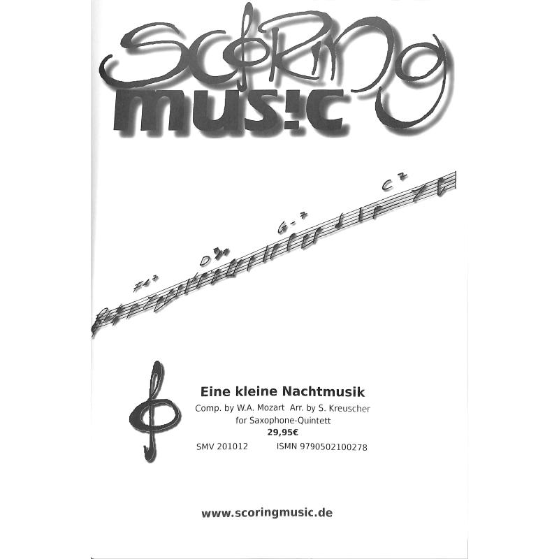 Titelbild für SCORING 201012 - Eine kleine Nachtmusik