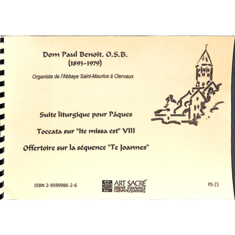 Titelbild für BOEIJENGA -PB23 - Suite liturgique pour paques