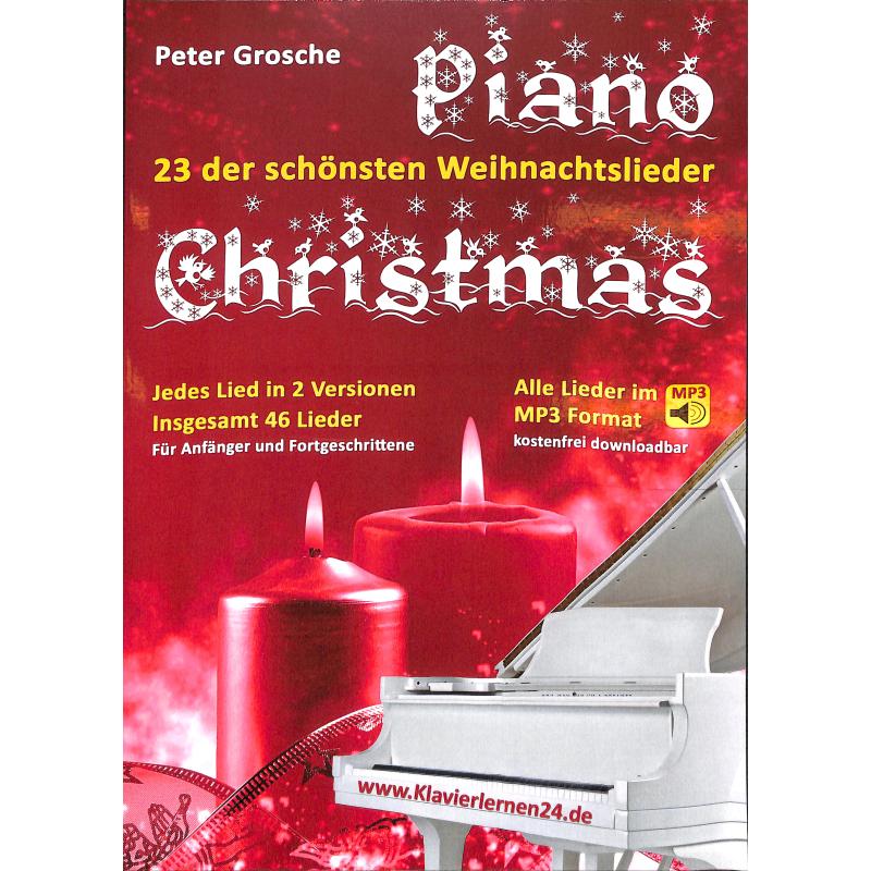 Titelbild für 978-3-7386-3652-9 - Piano Christmas | 23 der schönsten Weihnachtslieder