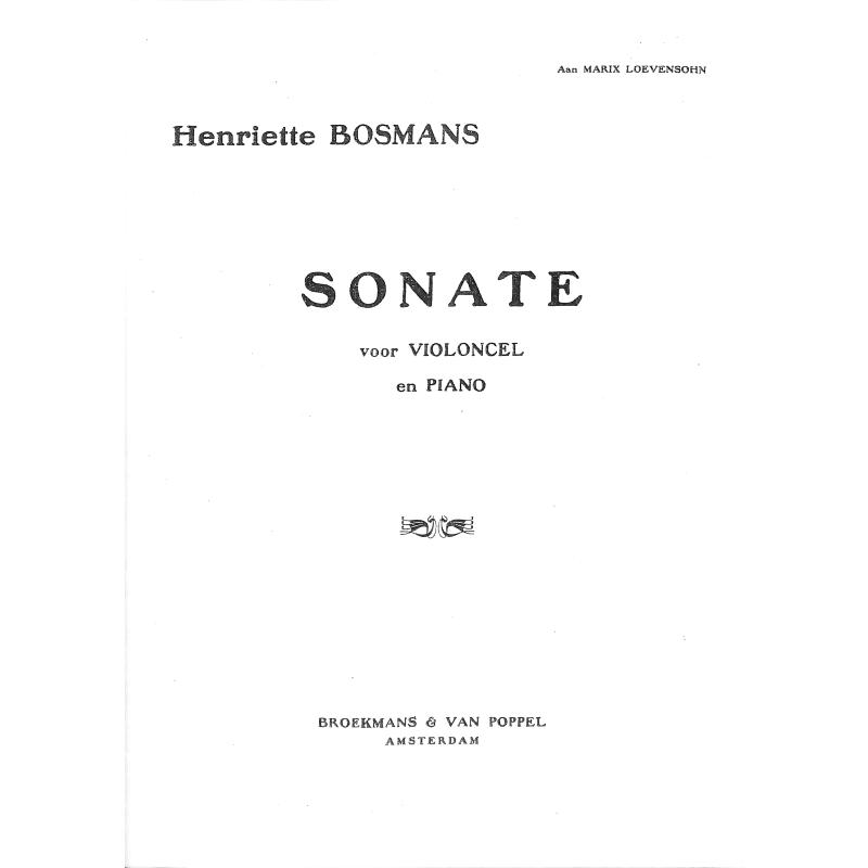 Titelbild für BVP 1841 - Sonata