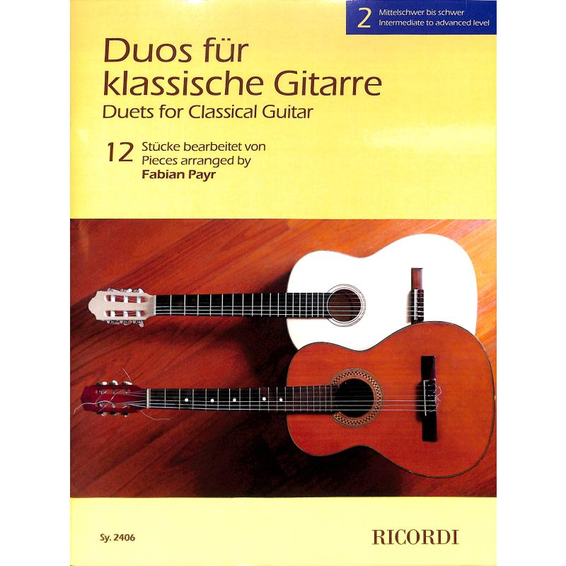 Titelbild für SY 2406 - Duos für klassische Gitarre 2