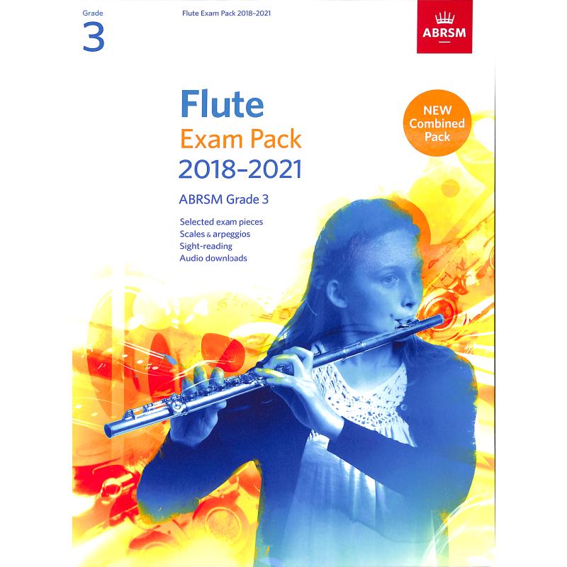 Titelbild für 978-1-84849-780-1 - Flute exam pack 3 - 2018-2021