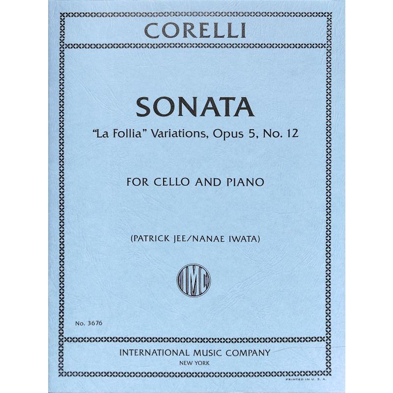 Titelbild für IMC 3676 - Sonata | La follia op 5/12