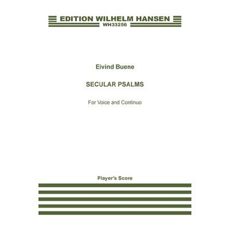 Titelbild für WH 33256 - Secular psalms