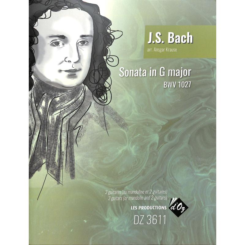 Titelbild für DOZ 3611 - Sonate G-Dur BWV 1027