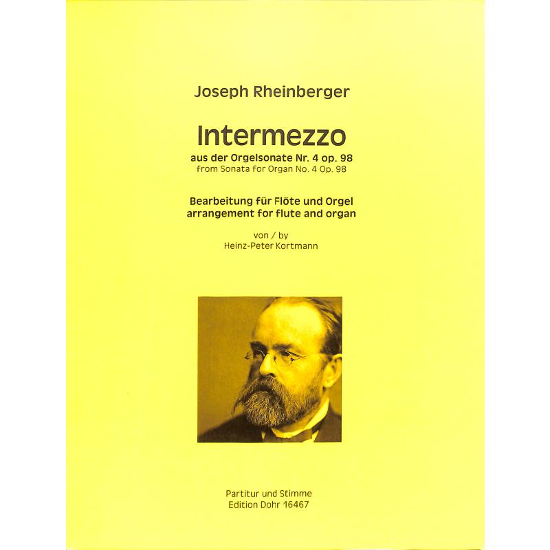 Titelbild für DOHR 16467 - Intermezzo (aus Orgelsonate 4 op 98)