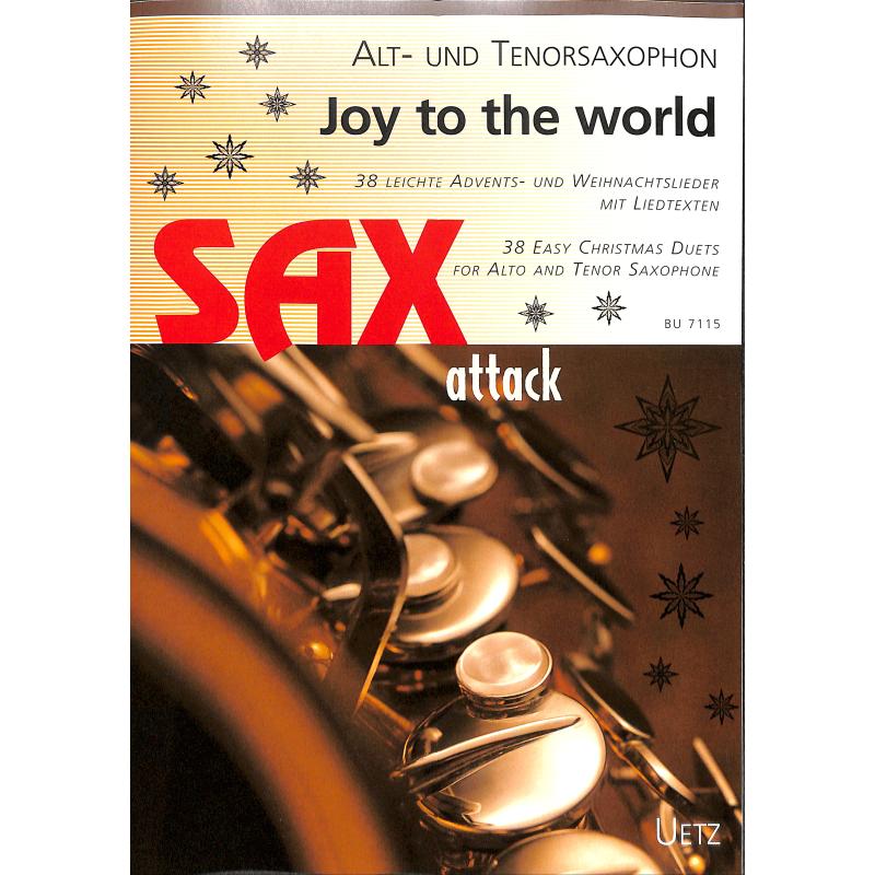Titelbild für UETZ 7115 - Joy to the world | 38 leichte Advents- und Weihnachtslieder mit Liedtexten