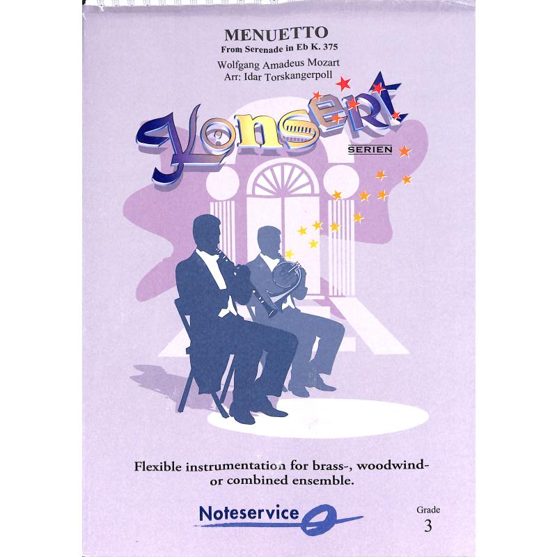 Titelbild für 979-0-26170-222-5 - Menuett (aus Serenade Es-Dur KV 375)