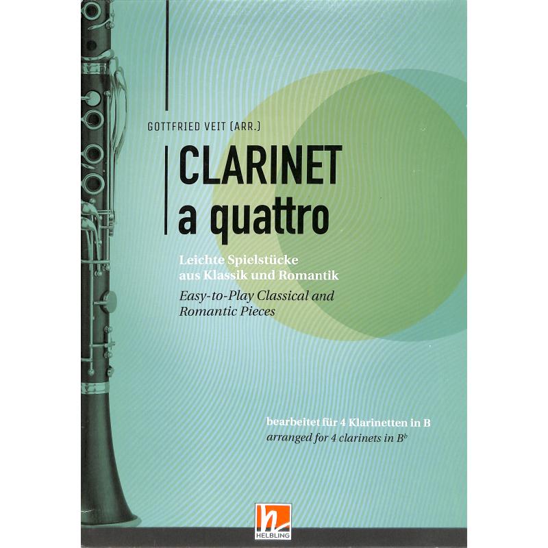 Titelbild für ISBN 3-99069-328-5 - Clarinet a quattro