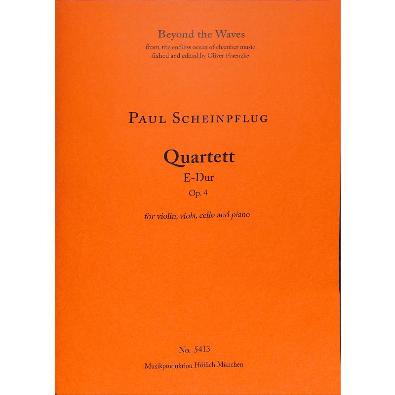 Titelbild für MPH 5413 - Quartett E-Dur op 4