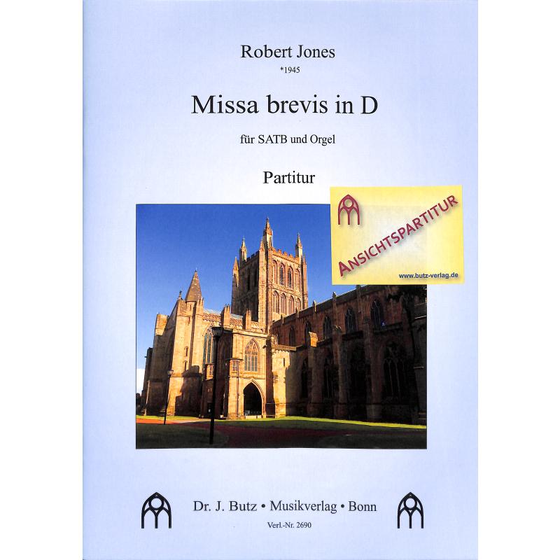 Titelbild für BUTZ 2690 - Missa brevis D-Dur