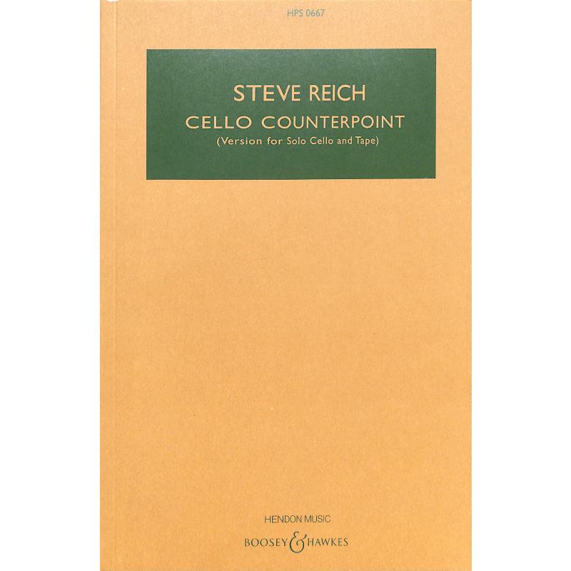 Titelbild für BH 10667 - Cello Counterpoint