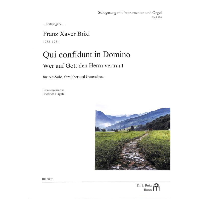Titelbild für BUTZ 3007 - Qui confidunt in Domino | Wer auf Gott den Herrn vertraut