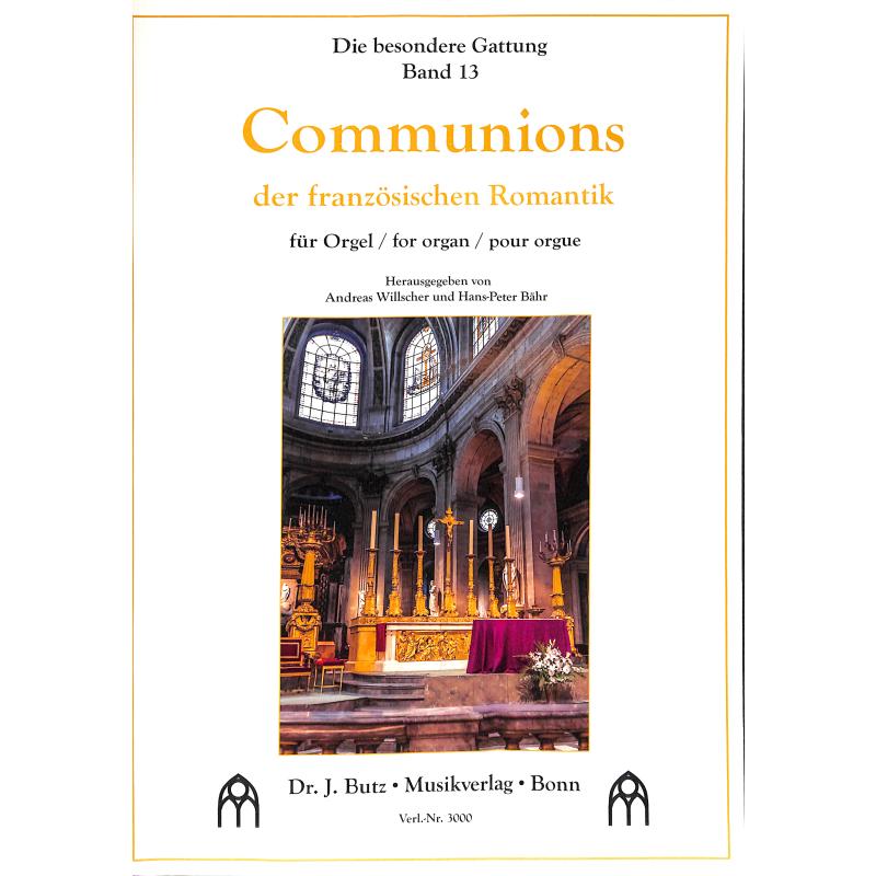 Titelbild für BUTZ 3000 - Communions der französichen Romantik