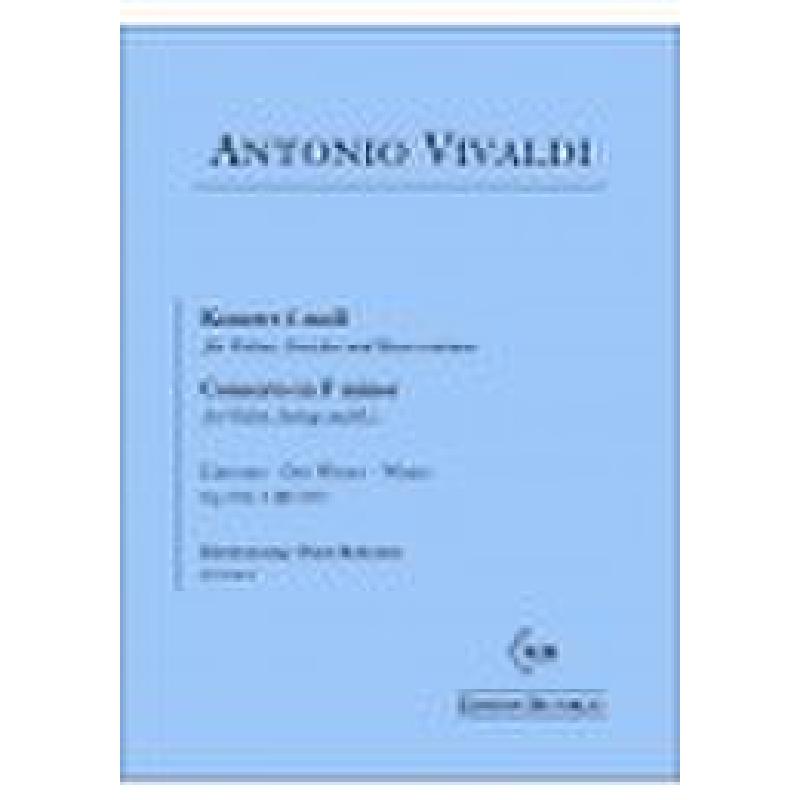 Titelbild für BUTORAC -B196-G - Concerto f-moll op 8/4 RV 297 F 1/25 T 79 (L'inverno - der Winter)