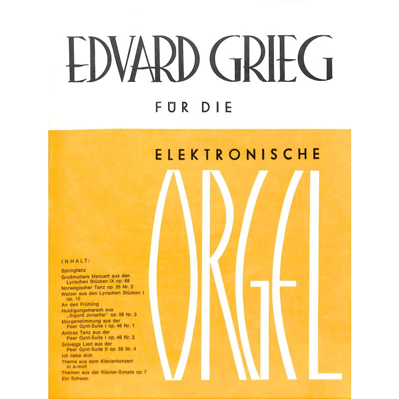 Titelbild für WM 26020 - Für die elektronische Orgel