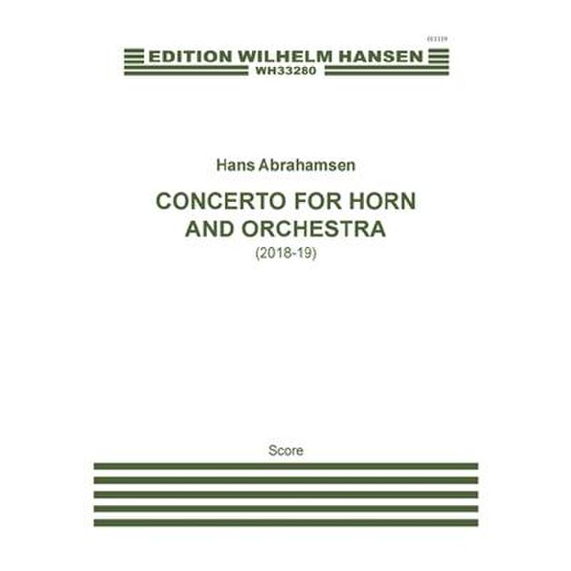 Titelbild für WH 33280 - Concerto
