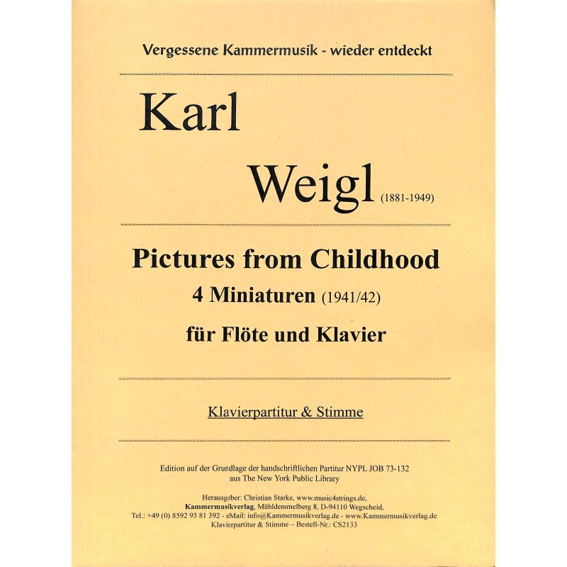 Titelbild für KMV -CS2133 - Pictures from Childhood | 4 Miniaturen
