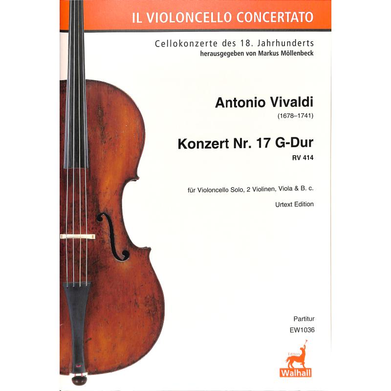 Titelbild für WALHALL 1036 - Concerto G-Dur F 3/19 T 317 RV 414