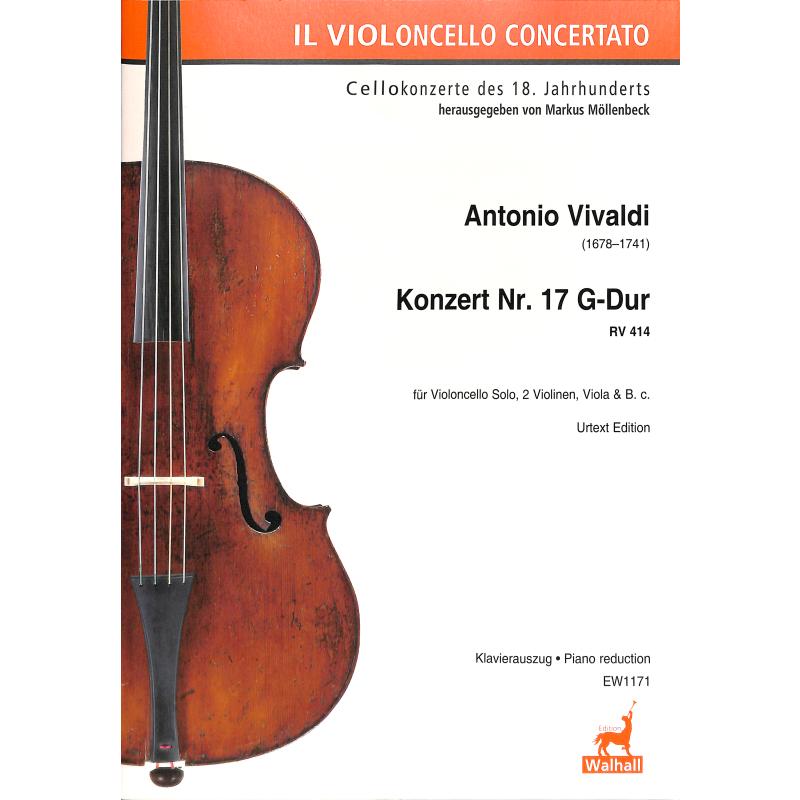 Titelbild für WALHALL 1171 - Concerto G-Dur F 3/19 T 317 RV 414