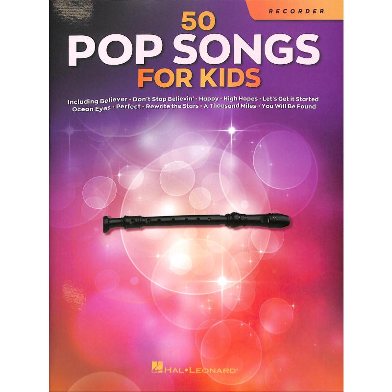 Titelbild für HL 350972 - 50 Pop songs for kids
