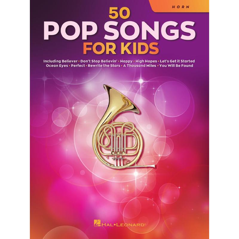 Titelbild für HL 350963 - 50 Pop songs for kids