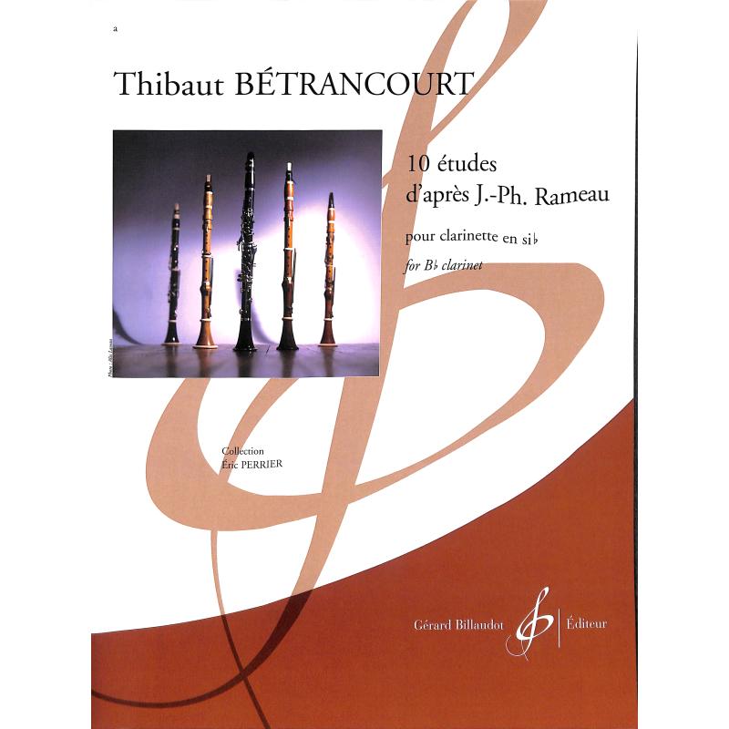 Titelbild für BILL 10212 - 10 Etudes d'apres J Ph Rameau