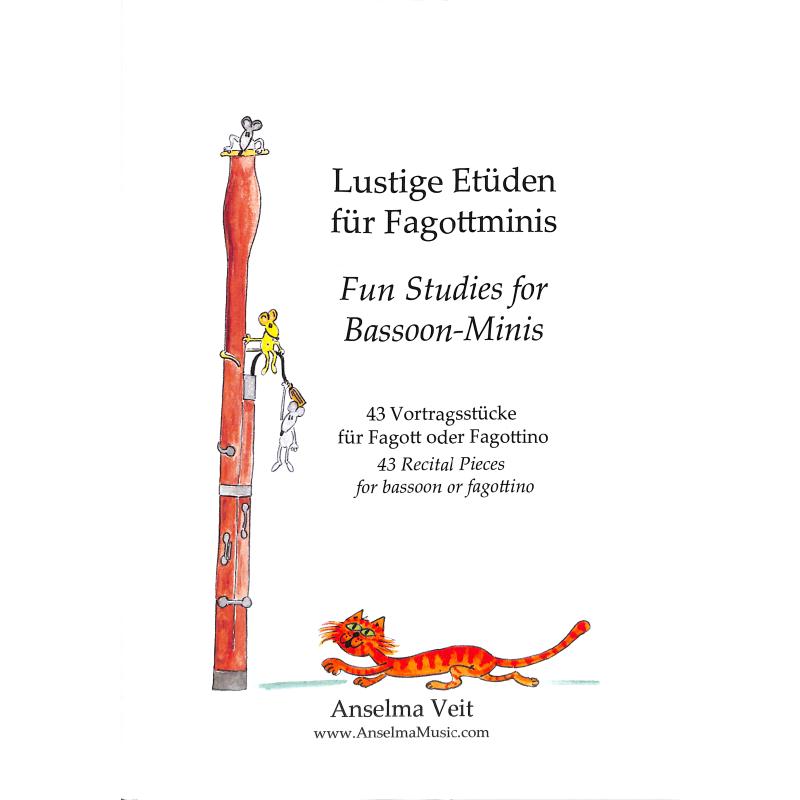 Titelbild für ANSELMA 112 - Lustige Etüden für Fagottminis