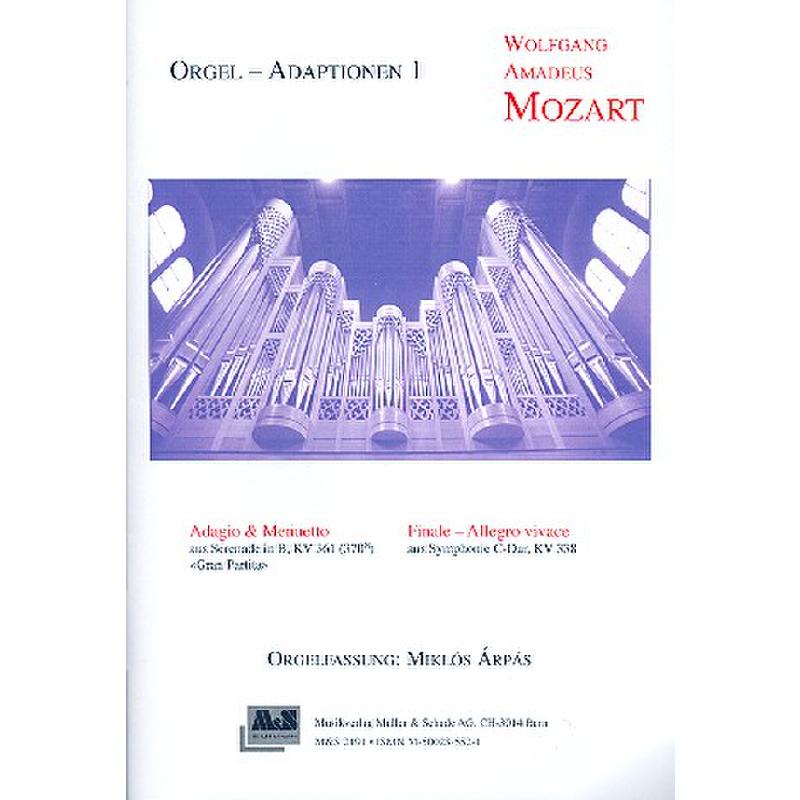 Titelbild für SCHADE 2191 - Adagio + Menuett (aus Gran Partita KV 361)