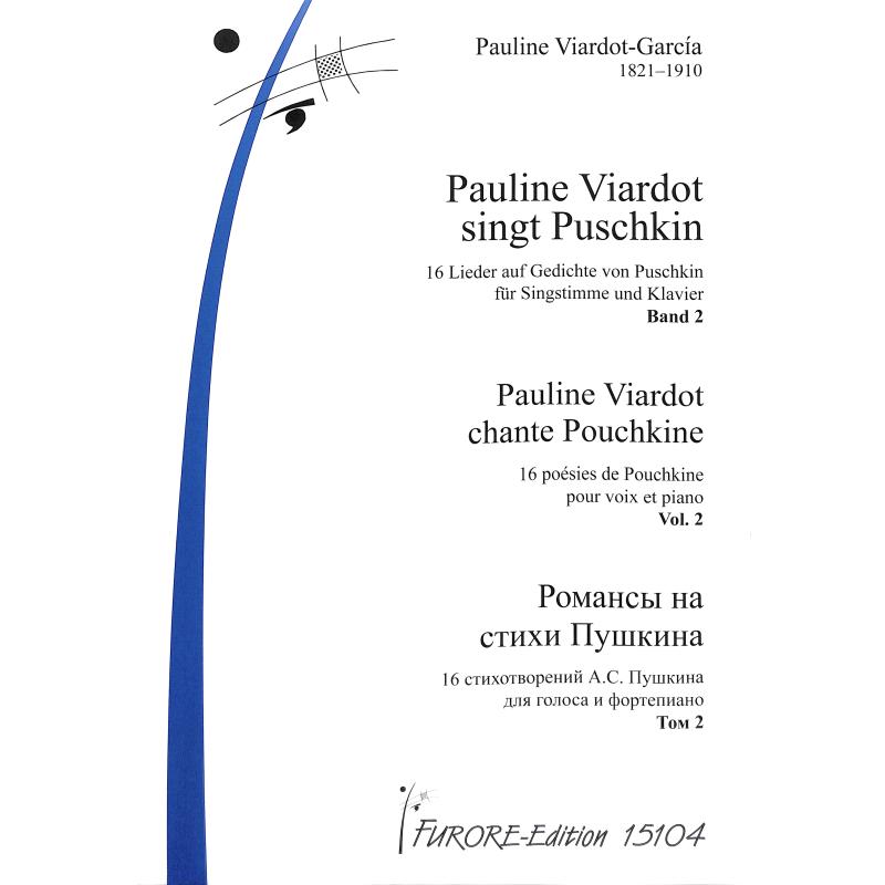 Titelbild für FUE 15104 - Pauline Viardot singt Puschkin 2