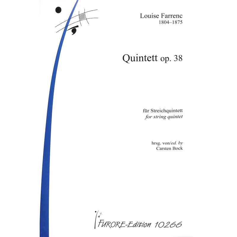 Titelbild für FUE 10266 - Quintett op 38