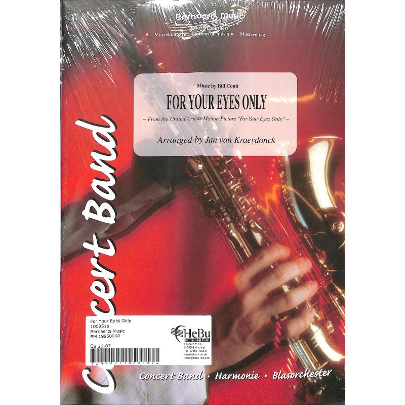 Titelbild für BERN 950068 - For your eyes only