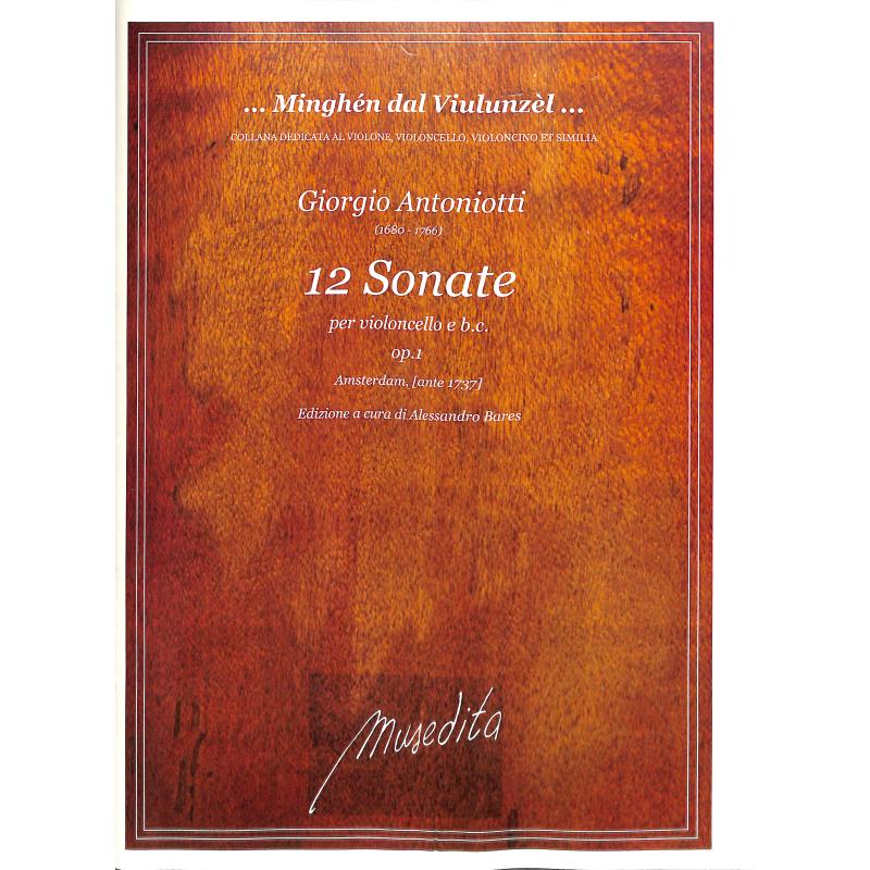 Titelbild für MUSEDITA -AN101 - 12 Sonaten op 1