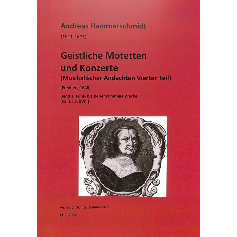 Titelbild für HOFIUS -CH202007 - Geistliche Motetten und Konzerte 1