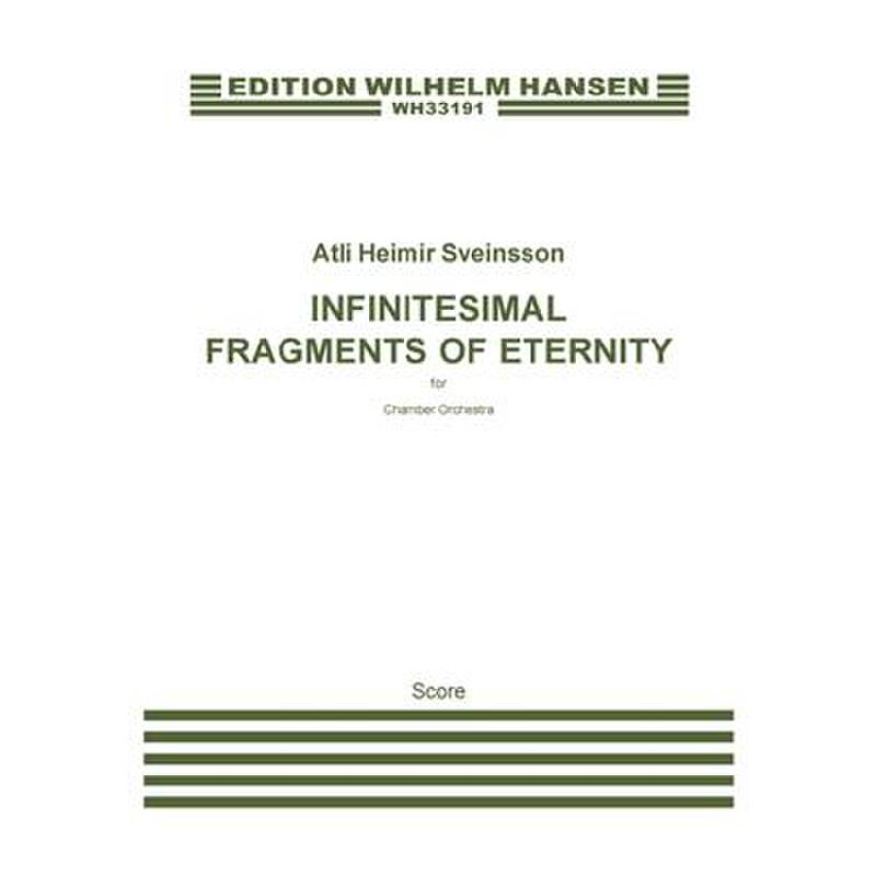 Titelbild für WH 33191 - Infinitesmal fragments of eternity