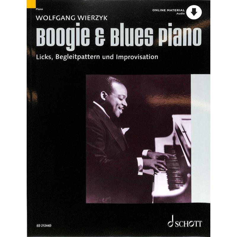 Titelbild für ED 21244D - Boogie + Blues Piano | Licks Begleitpattern und Improvisation