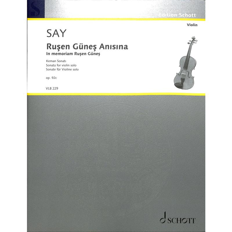 Titelbild für VLB 229 - Sonata op 92c