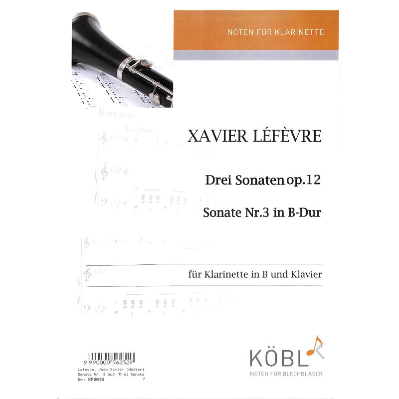 Titelbild für DIEWA 10 - Sonate B-Dur op 12/3