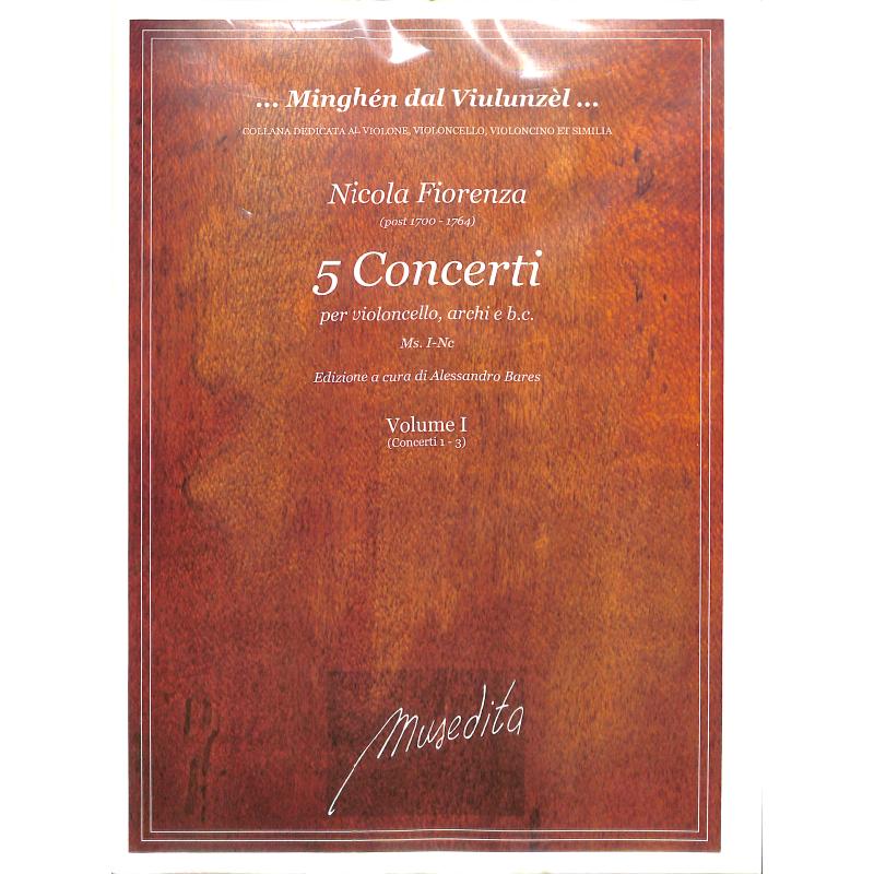 Titelbild für MUSEDITA -FI-6-VC - 5 Concertini a quatro