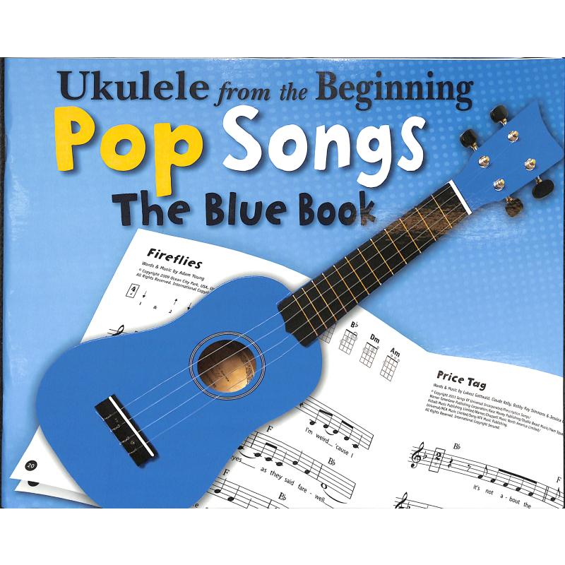 Titelbild für CH 81136 - Pop Songs - The blue book | Ukulele from the beginning