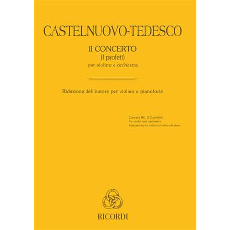 Titelbild für NR 122607 - Concerto 2 - I Profeti