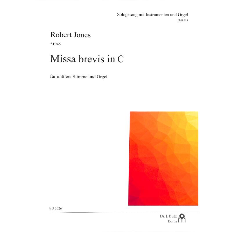 Titelbild für BUTZ 3026 - Missa brevis C-Dur